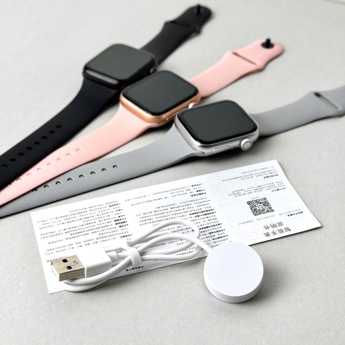 Комплект Infinity - Smart Watch 8 / Наушники Pro 4 / 2 ремешки (Черный)
