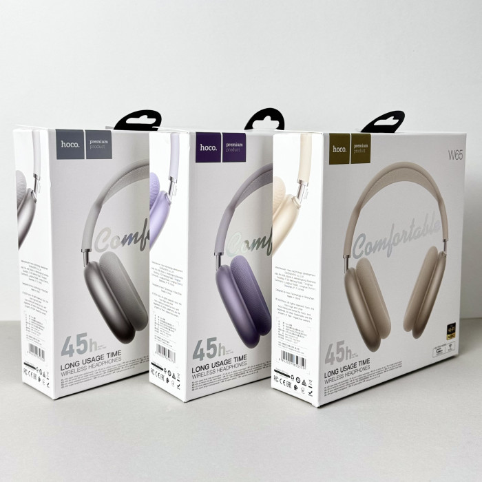 Беспроводные наушники Hoco Pro Max W65 (Фиолетовый)