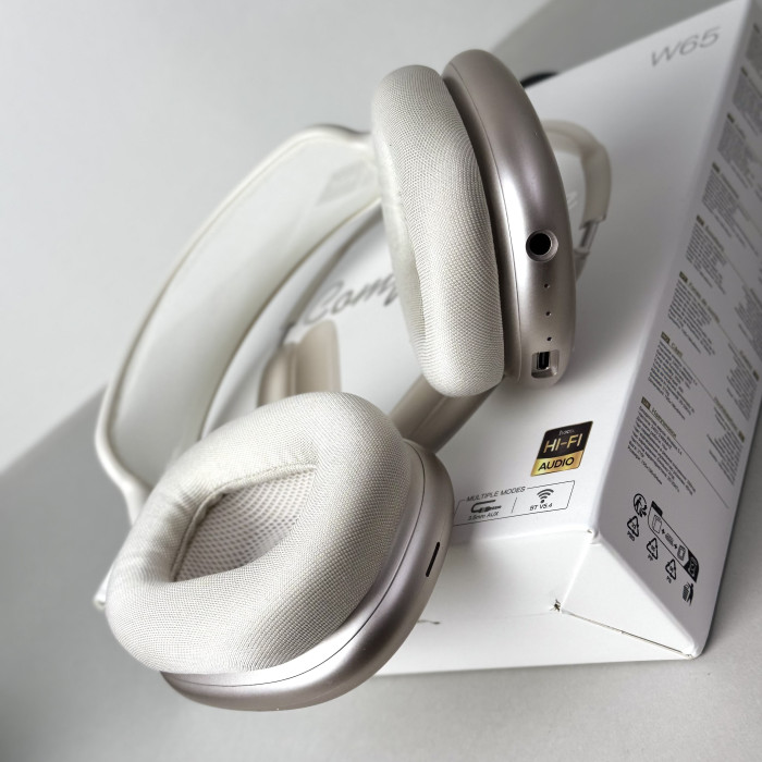 Беспроводные наушники Hoco Pro Max W65 (Бежевый)