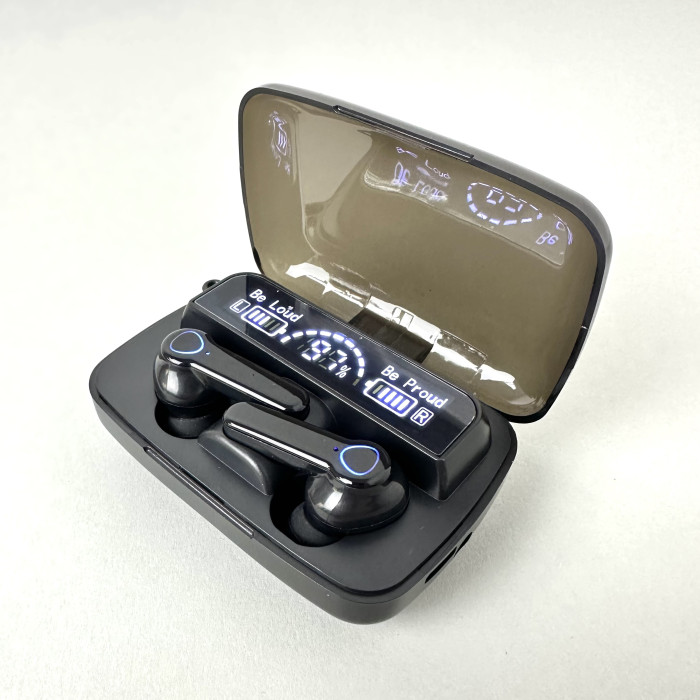 Беспроводные наушники M19 series, Digital Indicator, Smart Case (Черные)