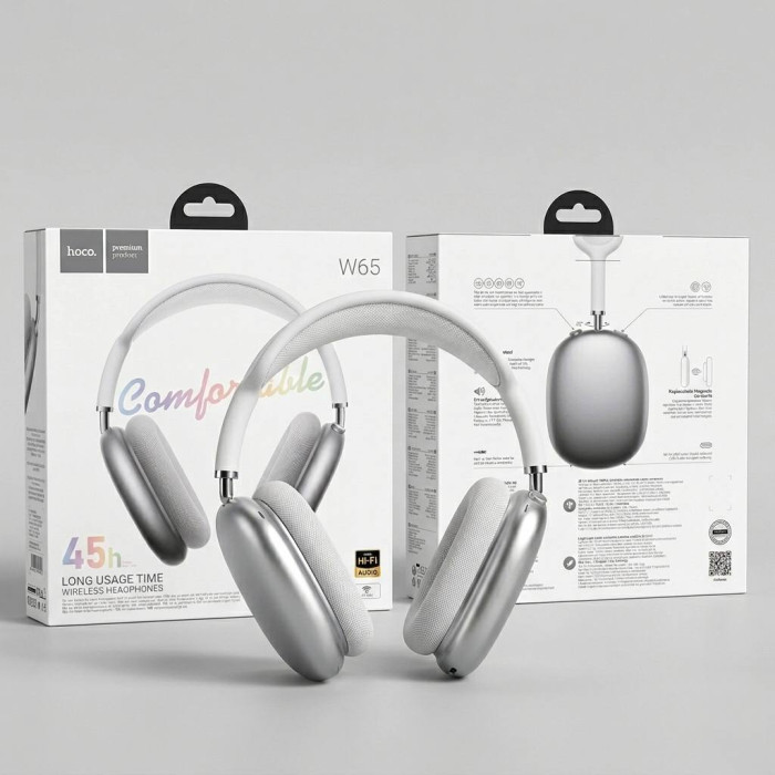 Бездротові навушники Hoco Pro Max W65 Plus ANC (Білий)