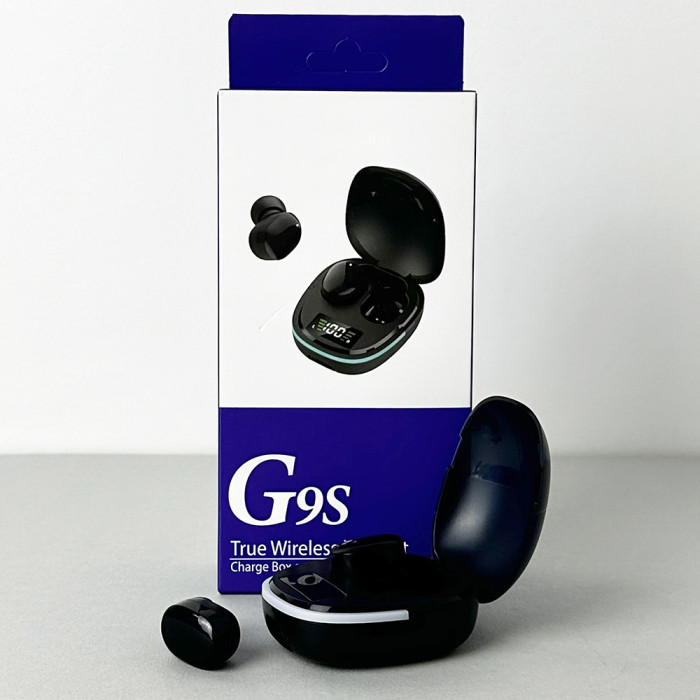 Беспроводные наушники G9S series, EarBuds, Smart Case (Черные)
