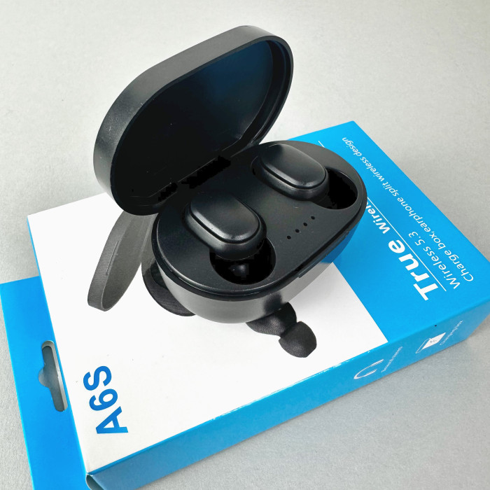 Беспроводные наушники A6S series, EarBuds (Черный)