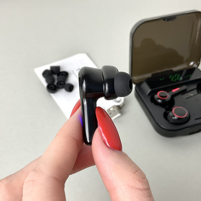 Беспроводные наушники M21 Headphones 4 (Черный) Led